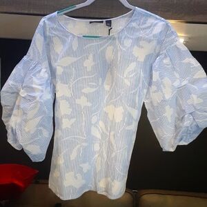 Halogen puffy blouse